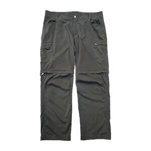 Columbia Mens Omni-Shade Sun Protection Convertible Cargo Pants 38x30 Gray